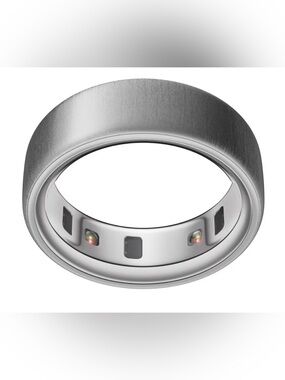 Oura Ring 4 - Brushed Silver - Size 7